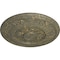 Ekena Millwork Nestor Ceiling Medallion (Fits Canopies up to 5"), 25 7/8"OD x 2 1/4"P, Witch Hazel Crackle CM25NEWHC - alternate 4